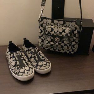 Coach sneaker/ bag combo